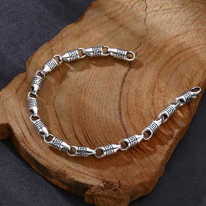 Retro vintage bucket bead splicing bracelet