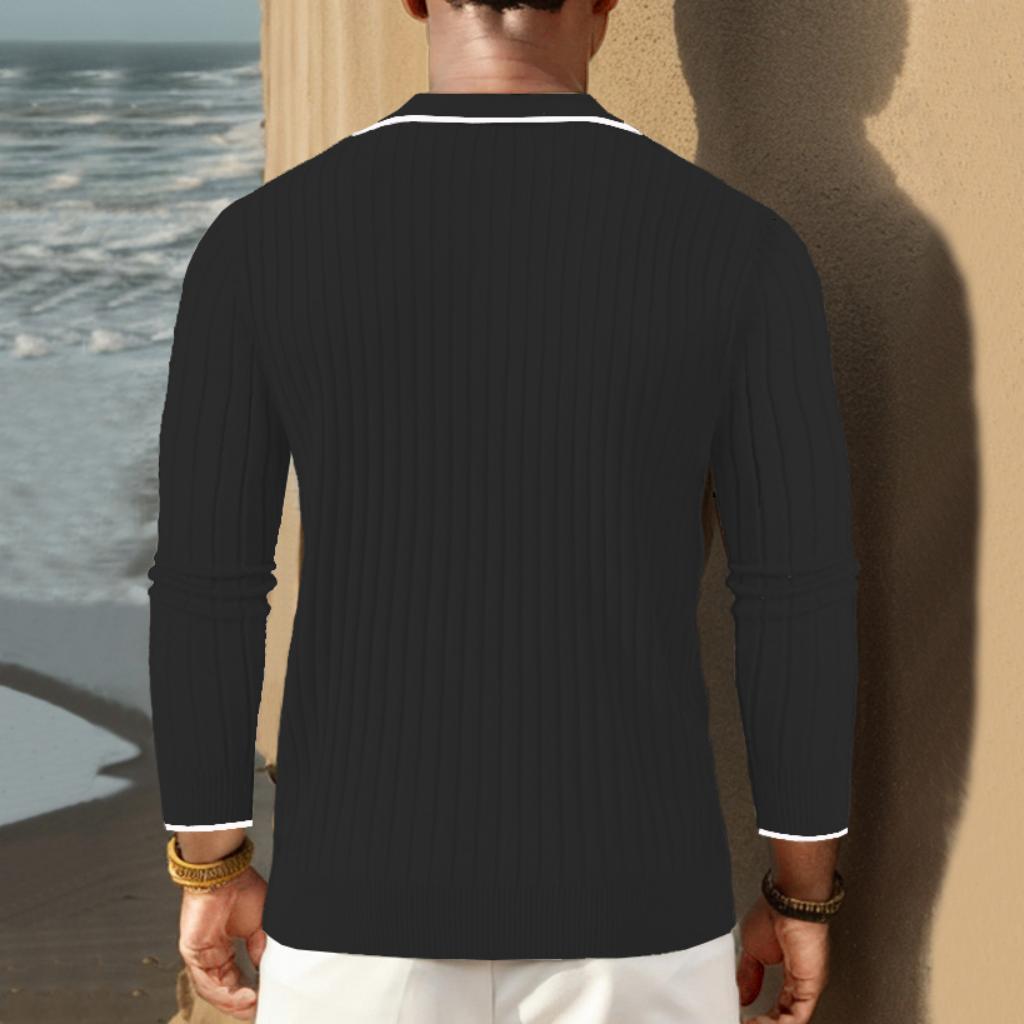 Chictango Rib Knit L Polo Shirt