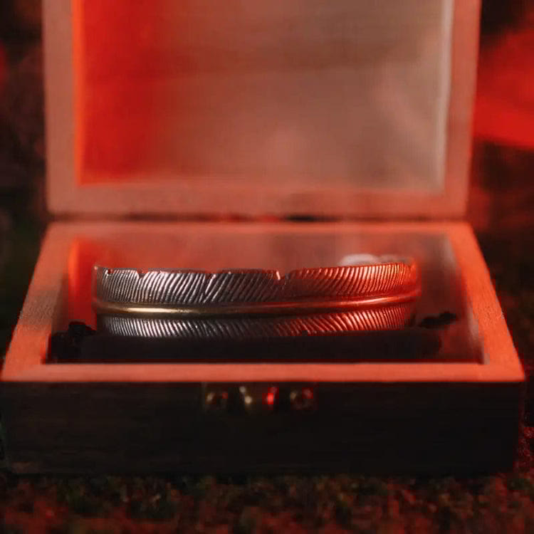 Huginn & Muninn Feather Bracelet