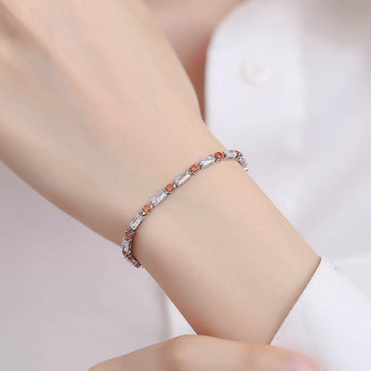 Adjustable rectangular drawstring bracelet