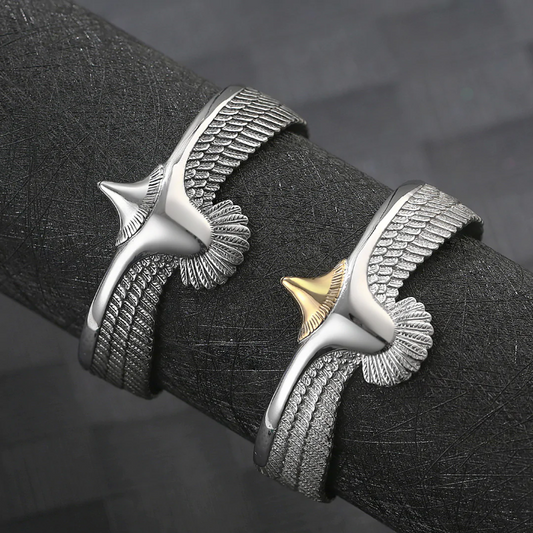 925 Silver energy eagle Bracelet