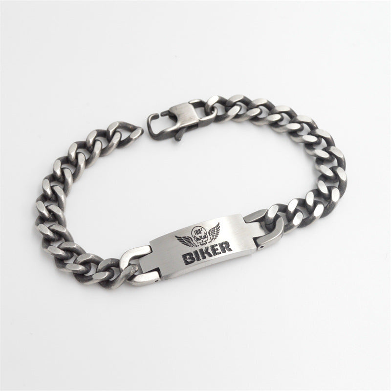 Lettering Plain Bracelet