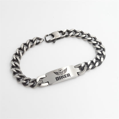 Lettering Plain Bracelet