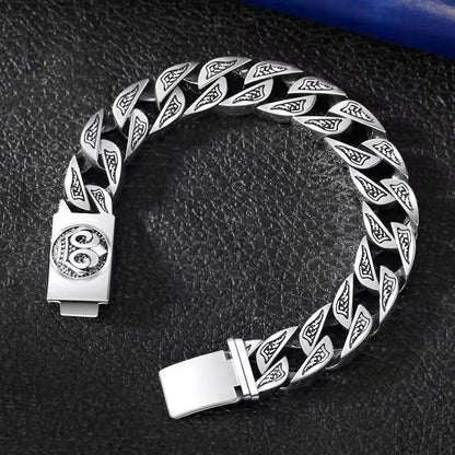 925 Silver Biker Harley Totem Bracelet