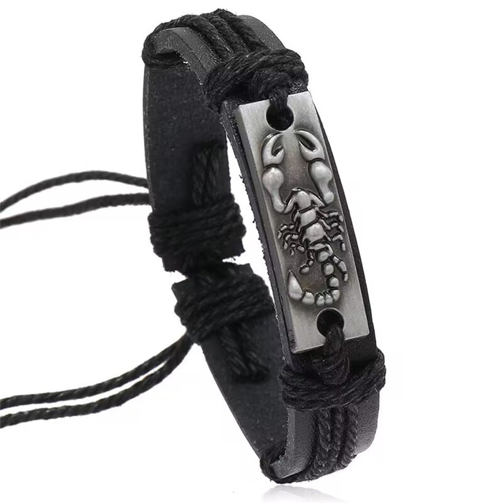 Woven Retro Leather Bracelets