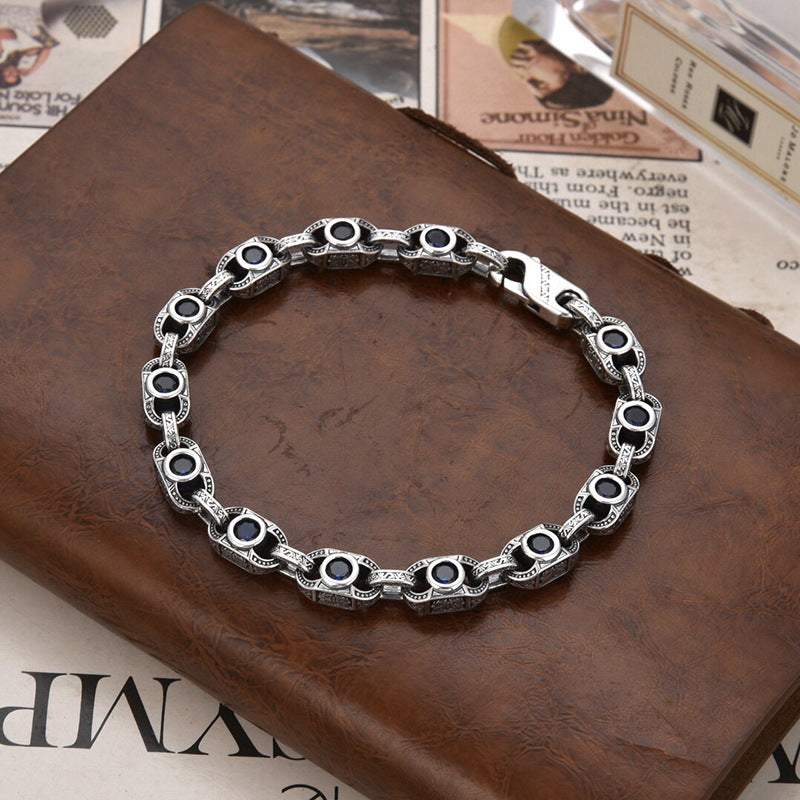 Simple diamond studded bracelet
