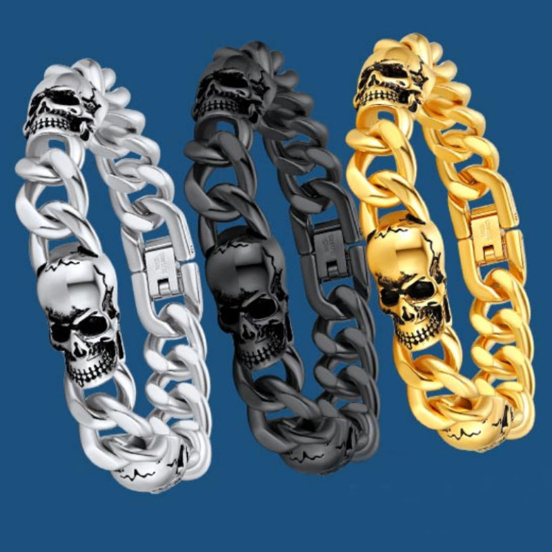 Street Hip Hop Style Skull Bracelet