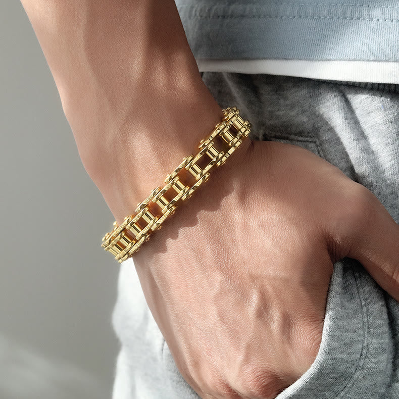 Moto Chain Bike Bracelet