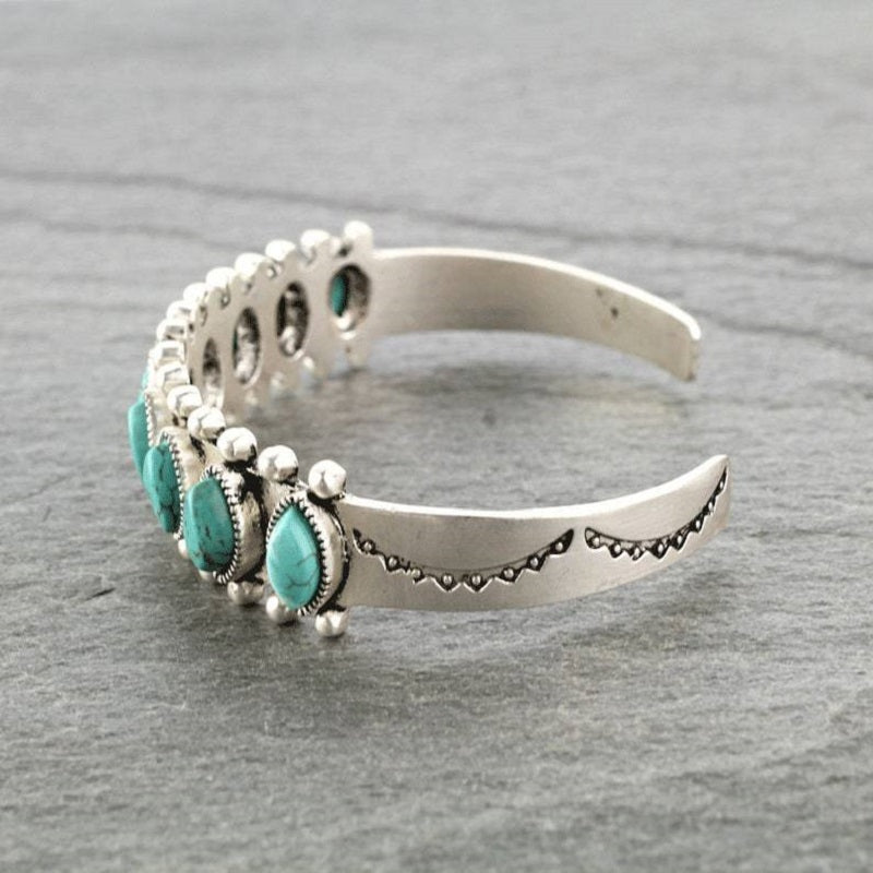 Turquoise Open Bracelet