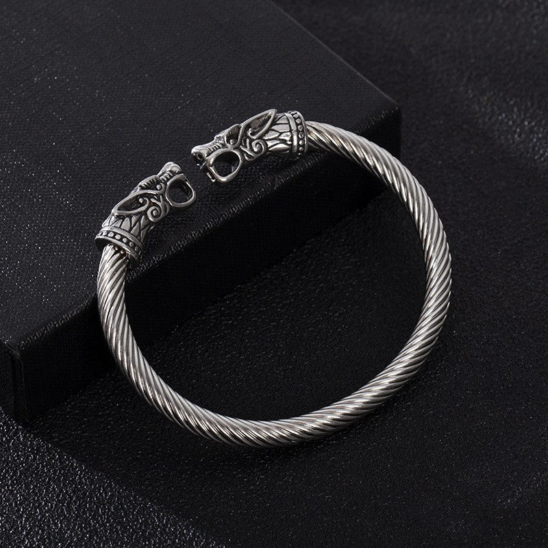 Men's Double Faucet Opening Adjustable Bracelet