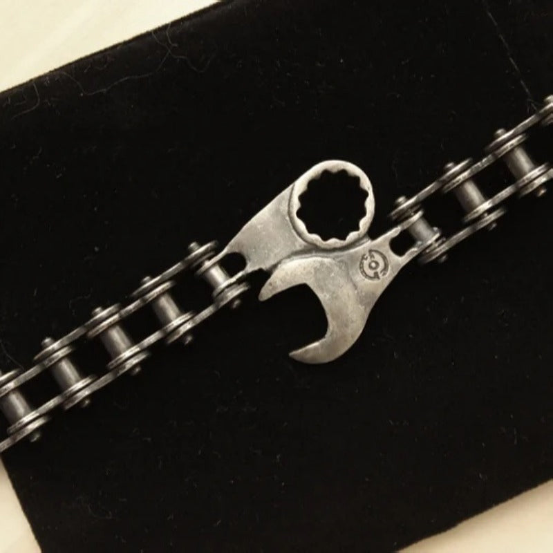 Silver Wrench Bracelet