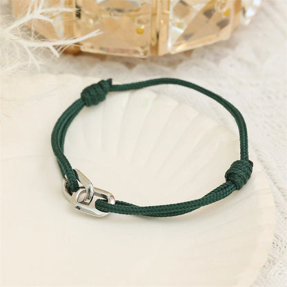 Double Loop Minimalist Bracelet