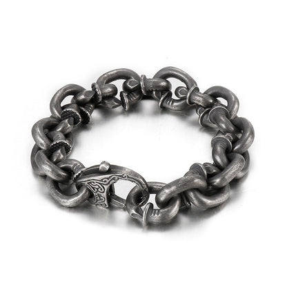 Trendy and Creative Men's Nail Bracelet