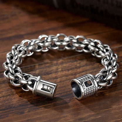 925 Silver Men's cross personality cool ins niche design trendy brand jewelry