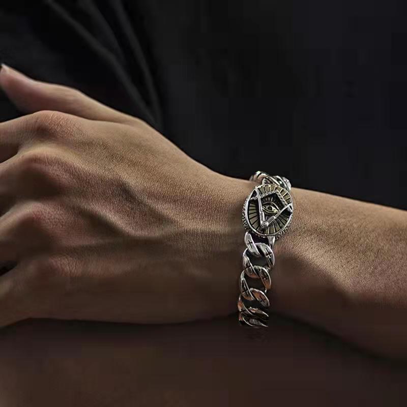 925 Silver Wulin Horus Eye Bracelet