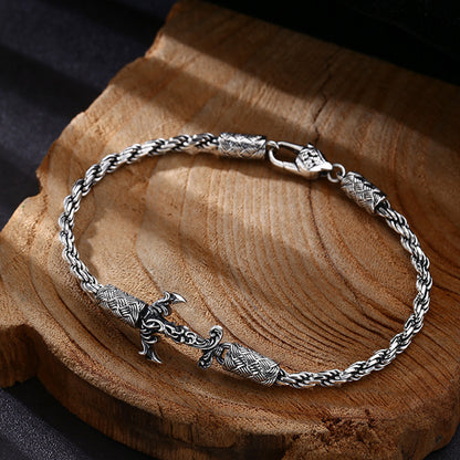 Hemp rope boat anchor bracelet