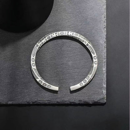 Nordic Silver Viking Bracelet