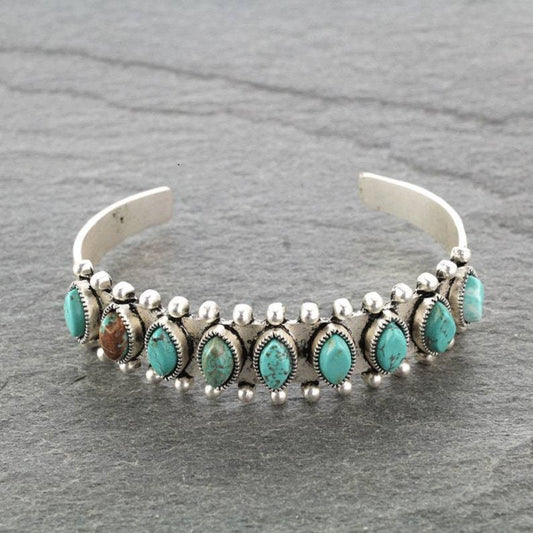 Turquoise Open Bracelet
