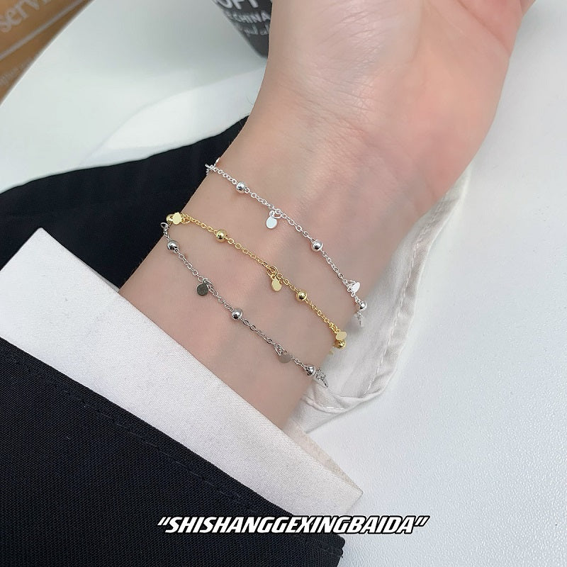 S925 Space Ball Round Card Bracelet