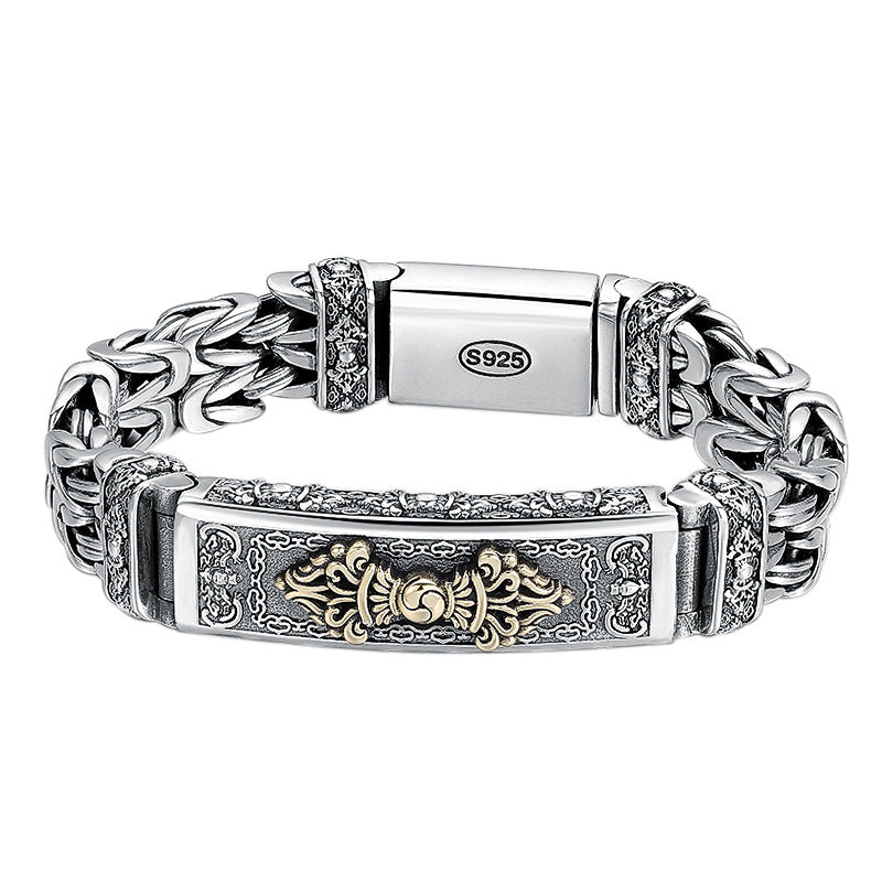 925 Silver original hip hop character bracelet