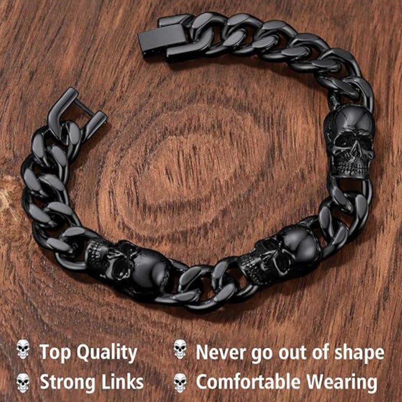 Street Hip Hop Style Skull Bracelet