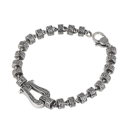 Belt buckle shaped bracelet