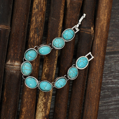 Turquoise Hoop Bracelet
