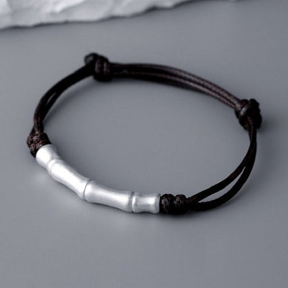 Sterling Silver Bamboo Bracelet