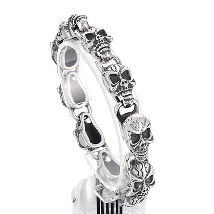 925 Silver Skeleton Bracelet