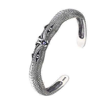 925 Silver Vintage Glutton Adjustable Bracelet
