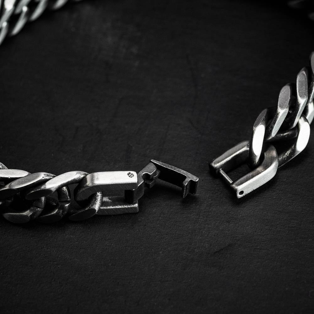 Hip-hop Thick Chain Dragon Weave Cuban Bracelet