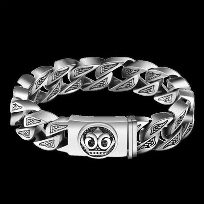 925 Silver Biker Harley Totem Bracelet