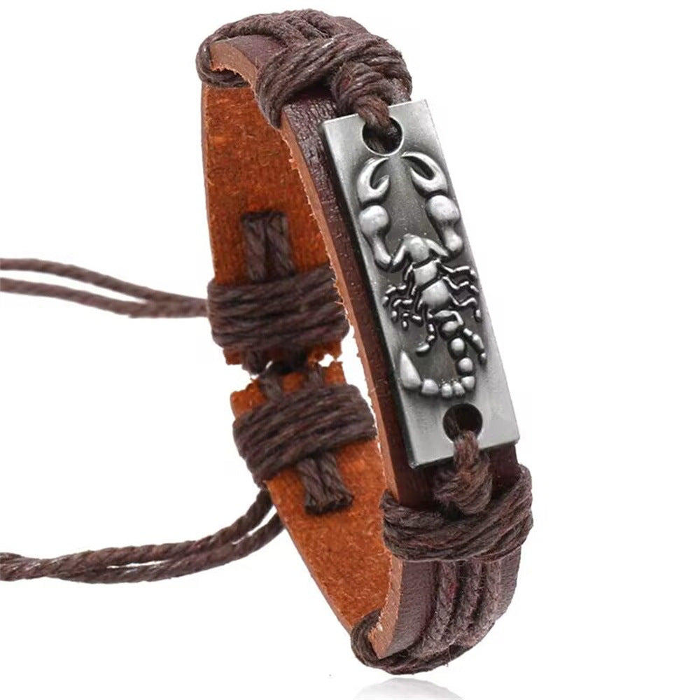 Woven Retro Leather Bracelets