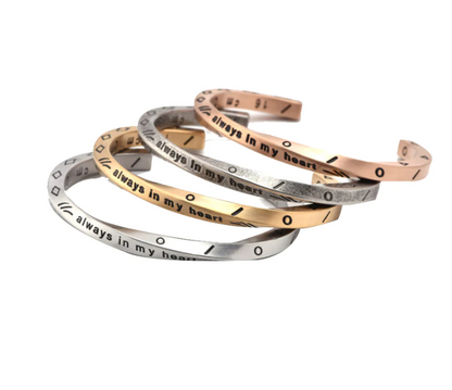 925 Silver Viking Alphabet Bracelet