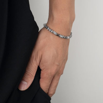 Retro dark style couple bracelet