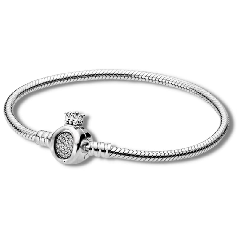 925 Silver Snake Bone Bracelet