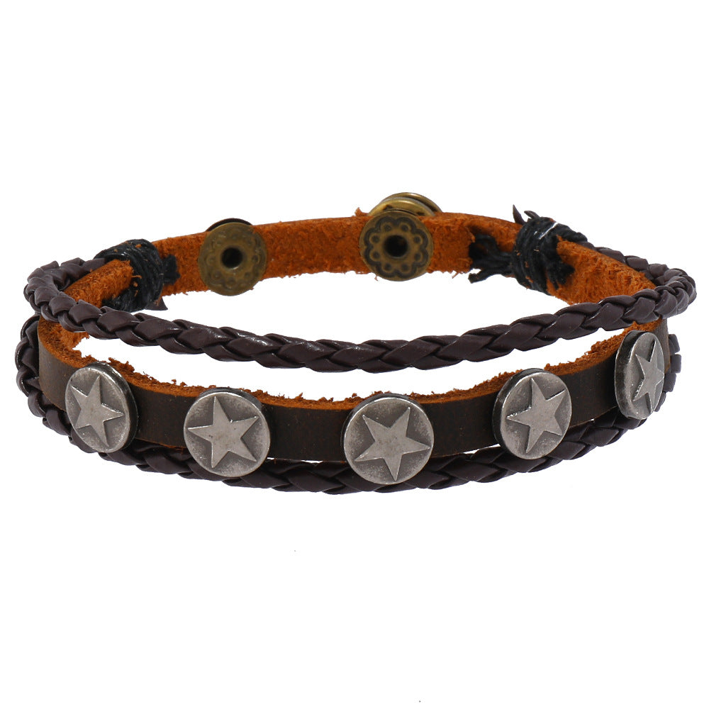 Men's Genuine Leather Bracelet