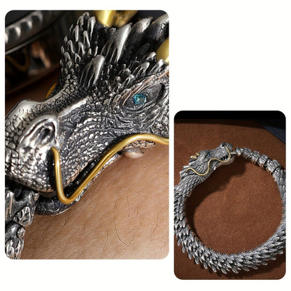 Handmade Three Dimensional Dragon Bracelet
