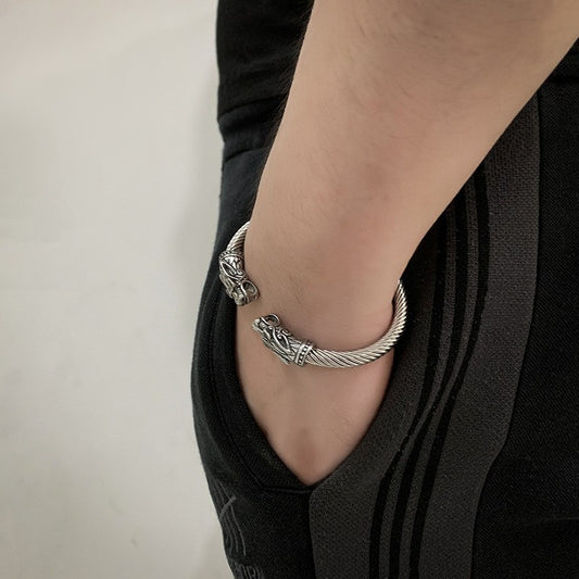 Men's Double Faucet Opening Adjustable Bracelet