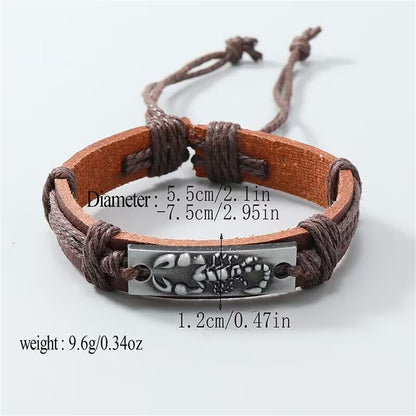 Woven Retro Leather Bracelets