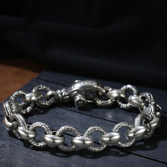 Vintage woven circle bracelet