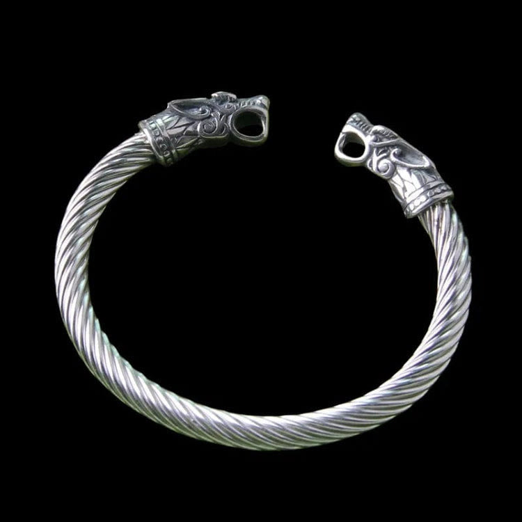 Viking Dual Color Open Odin Bracelet