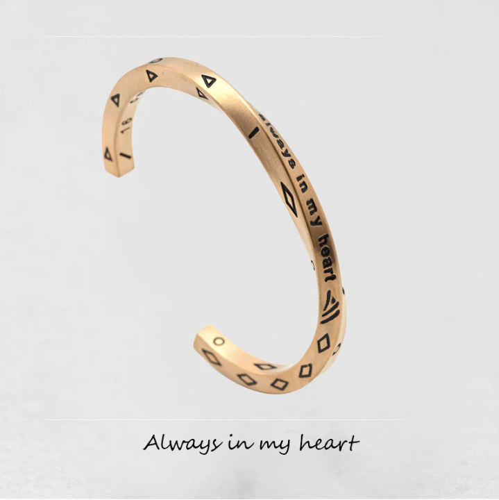 925 Silver Viking Alphabet Bracelet