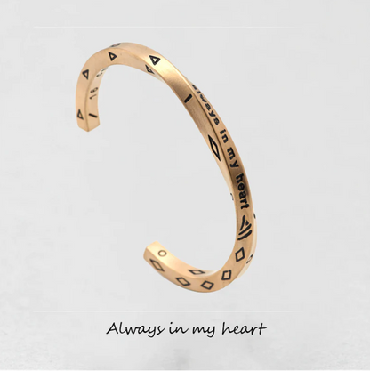 925 Silver Viking Alphabet Bracelet