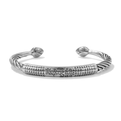 Men's Vintage Twist Open Adjustable Bracelet