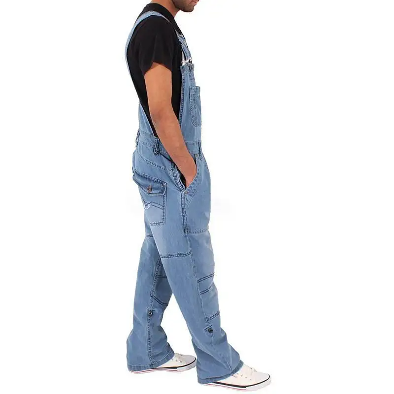 Chictango Denim Cargo Overalls