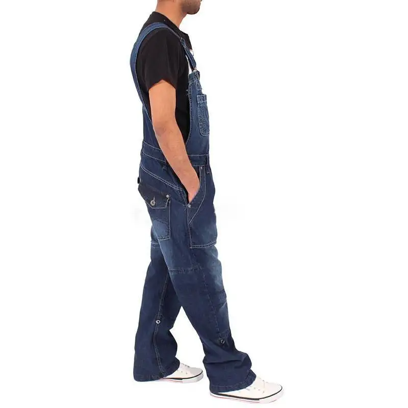 Chictango Denim Cargo Overalls