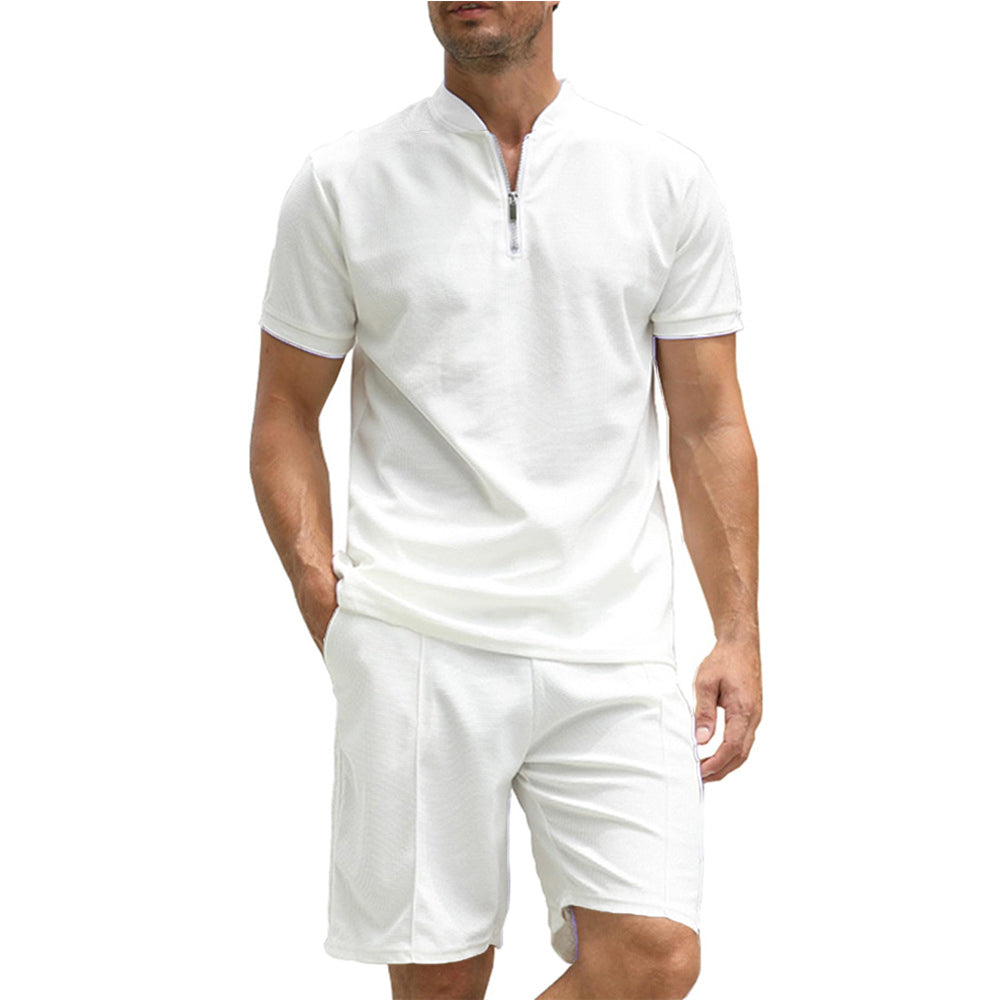 Chictango Zipper Polo 2-Piece Set